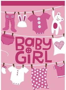 Hallmark Cute As A Button Girl Table Cover