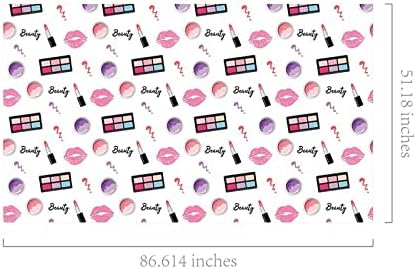 NETFEN 3 Pack 51x87 Inch Makeup Party Tablecovers
