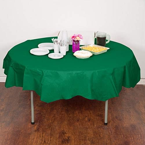 Creative Converting 923261 Emerald Green Table Cover