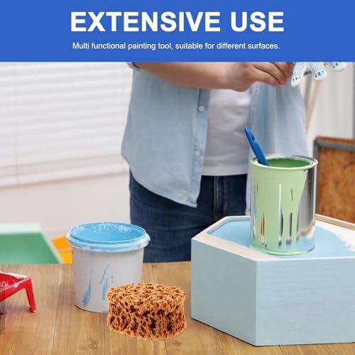 UPKOCH Natural Sea Sponge for Painting - 6 Inch Eco-Friendly Texturing Tool
