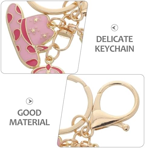 LOGOFUN Western Cowboy Hat Keychain Set