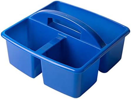 Portable Divided Storage Bin with Carry Handle
