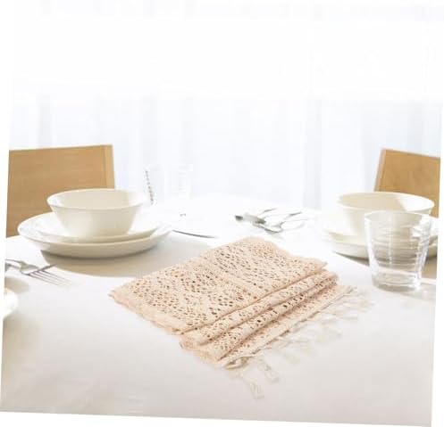 Ciieeo Elegant Lace Tablecloth Holiday Table Runner Hollow Design Wedding