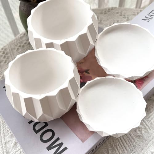 Wehous Silicone Planter Mold Set Diamond Shape