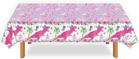 Wenioerz Dinosaur Party Tablecloth 108x54inch