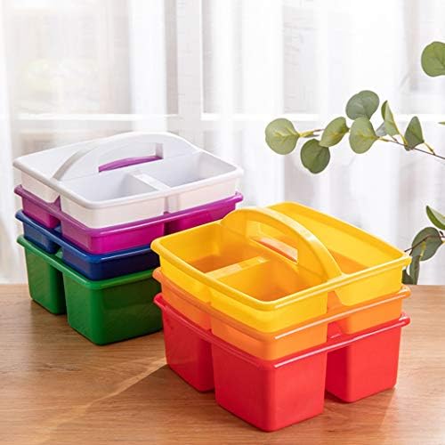 MODODO 3 Compartment Storage Basket Bin Box for Classroom and Home