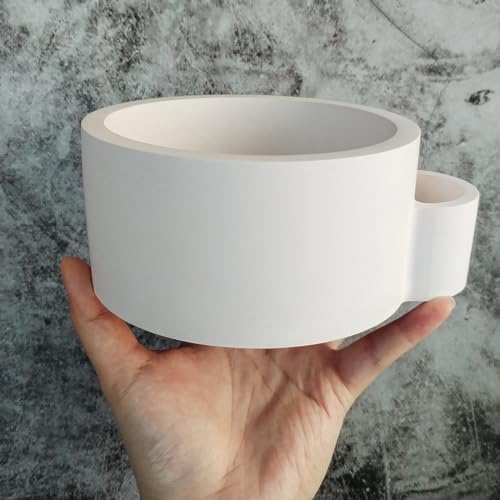 Wehous Large Silicone Candle Holder Mold with Match Holder