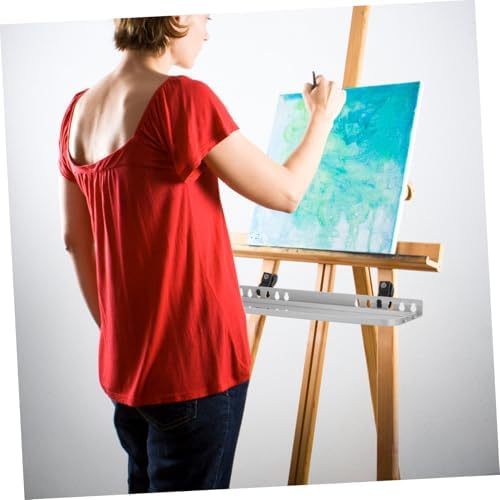 Veemoon Plastic Easel Tray for Artists Lightweight Portable Detachable Attachment