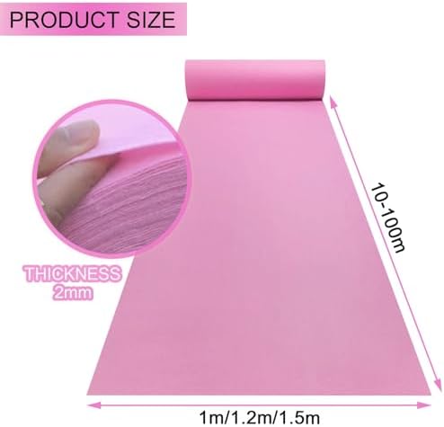 Pink Wedding Aisle Runner Rug 10m 20m Carpet for Events