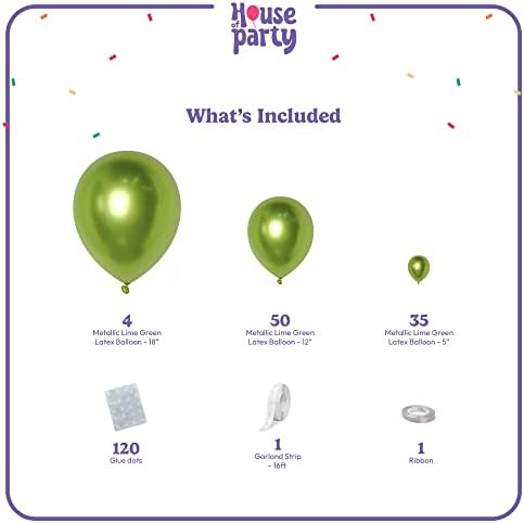Lime Green Balloon Garland Kit - 51218 Inch
