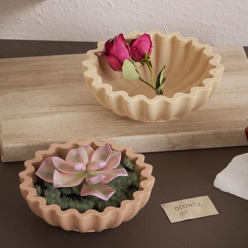 2PCS Flower Tray Resin Mold for Epoxy Casting and Craft Projects