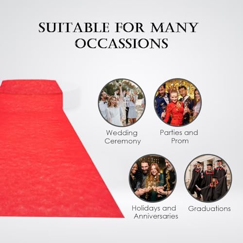 Elegant 50x3 Ft Disposable Aisle Runner