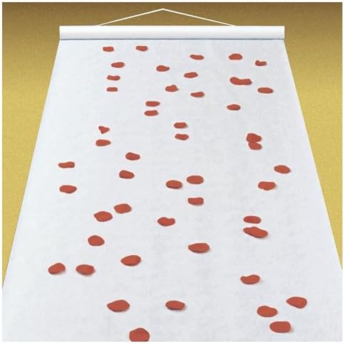 Amscan Elegant White Wedding Aisle Runner 100 ft x 36 Inch