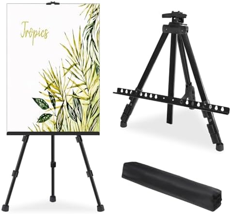 Adjustable Aluminum Art Easel Stand for Painting and Display