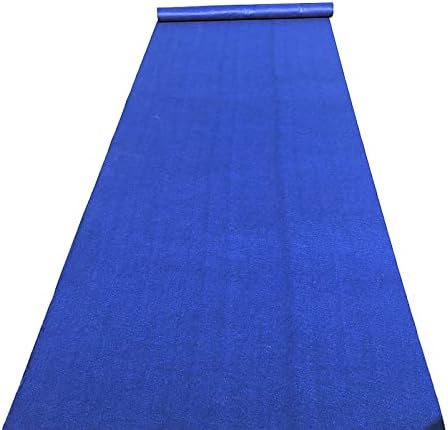 KAMPCO 2mm Blue Aisle Runner Carpet for Weddings and Events