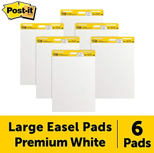 Post-it Super Sticky Easel Pad 25x30 6 Pads