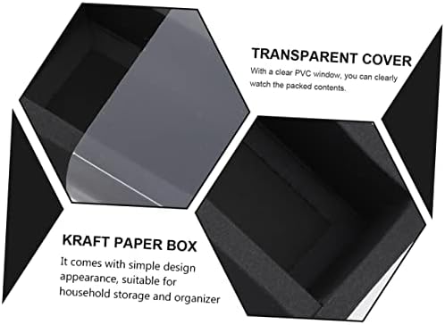 BCOATH 24pcs Kraft Paper Storage Boxes for Jewelry Candy Soap