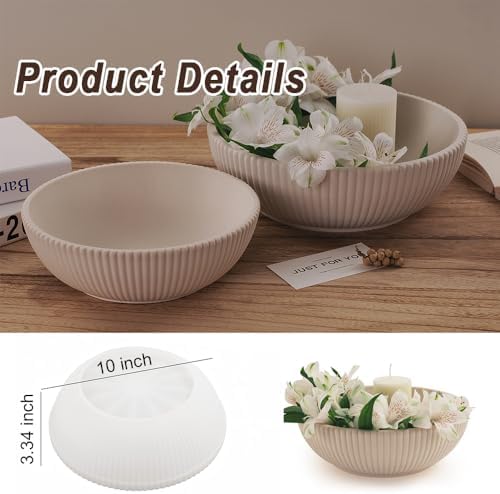 10 Inch Round Resin Mold for Crafts and Decorations