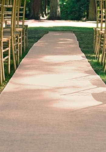 Valentina Textile Inc Burlap Aisle Runner 36-Inch x 100ft Natural