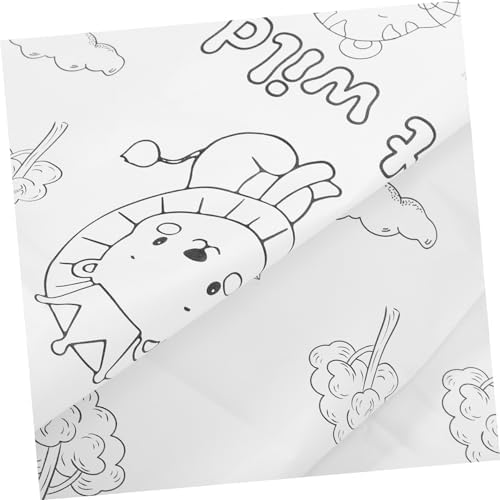 Homoyoyo Birthday Tablecloth with Zoo Animal Theme
