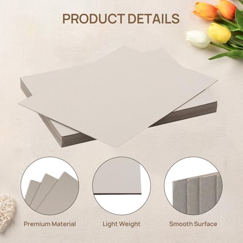 Yanfoam Chipboard Sheets 85 x 11 Inches 40PT Thick Pack of 20