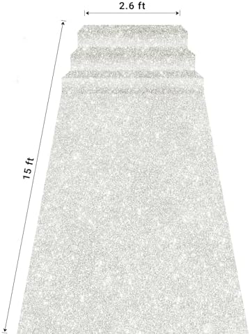 Glitter Carpet Runner Party 200 GSM Non-Woven with Adhesive