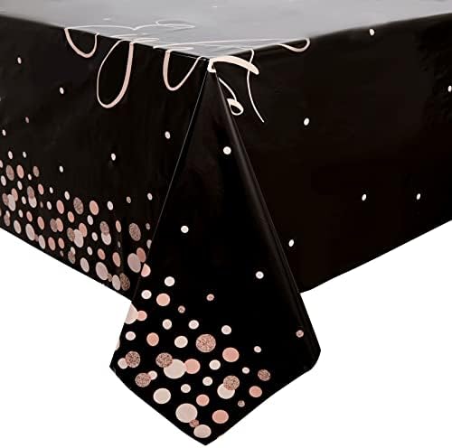 Sparkle and Bash 18th Birthday Party Set - 170 Piece Pink Black Polka Dot