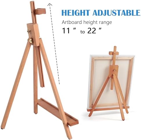 Falling in Art 25 Tabletop Easel Stand Set