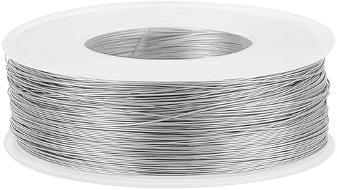 BENECREAT 28 Gauge Stainless Steel Binding Wire for Jewelry Crafts