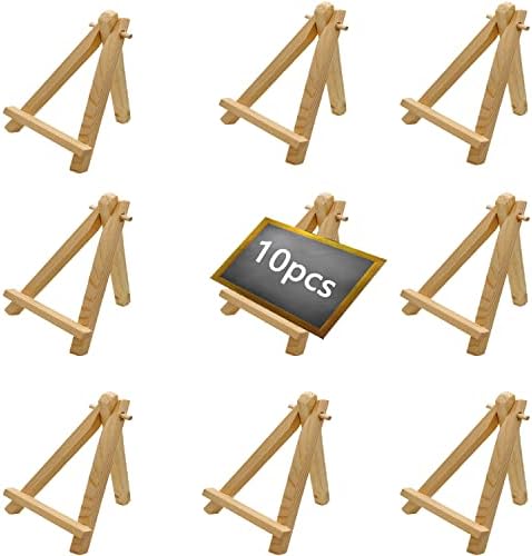 75 Inch Mini Wood Display Easel 10 Pcs Tabletop Easels