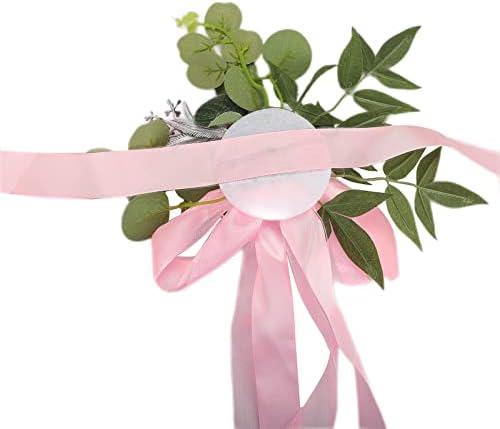 8pcs Wedding Aisle Decorations with Chiffon Ribbons