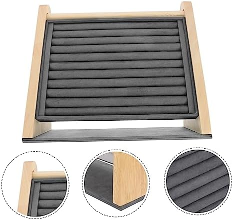 Wooden Jewelry Organizer for Earrings and Necklaces