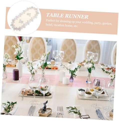MAGICLULU Premium Water-Soluble Lace Table Runner
