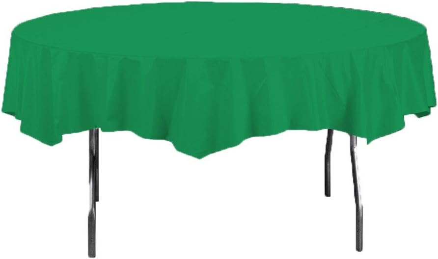 Creative Converting 923261 Emerald Green Table Cover