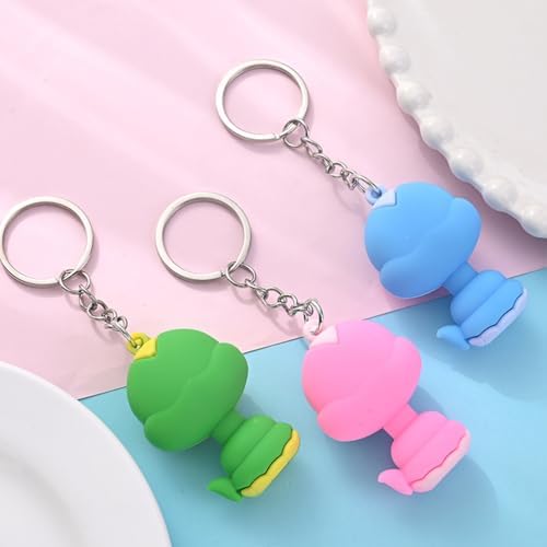 LUOZZY 2025 Mini Desk Calendar with Panda Dragon Keychain