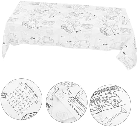 Homoyoyo Birthday Graffiti Tablecloth for Parties