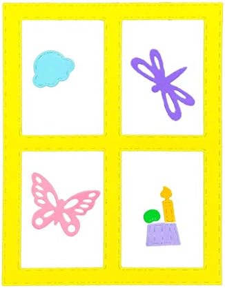 Happy Easter Bunny Metal Die-Cutting Stencil DIY Scrapbooking Stamp