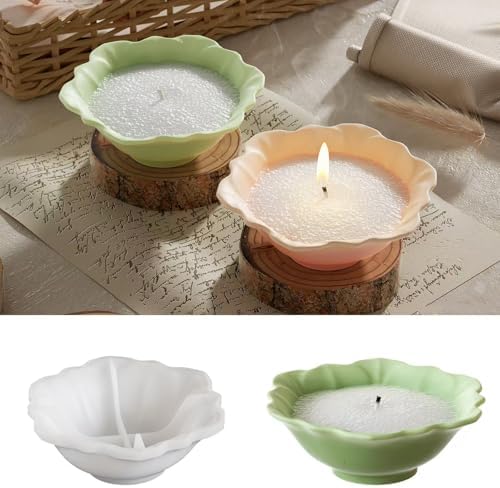 Yitkch Silicone Candle Mold Set for Artistic Crafting