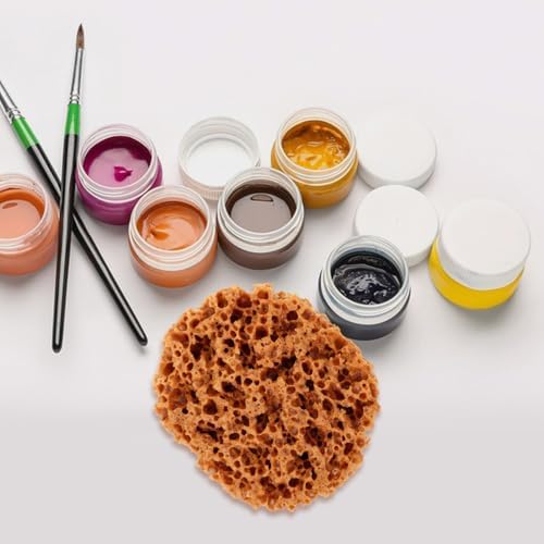 UPKOCH Natural Sea Sponge for Painting - 6 Inch Eco-Friendly Texturing Tool