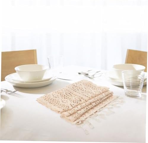 Zerodeko Cotton Table Runner with Fringe Decor