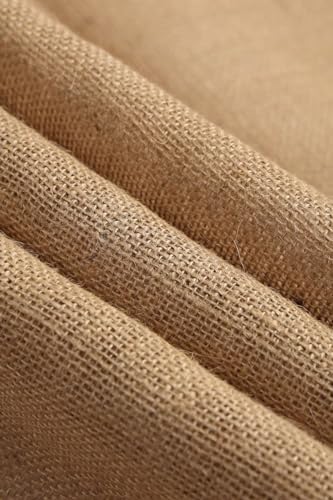 50 Inch X 50 Feet Natural Burlap Aisle Runner for Wedding