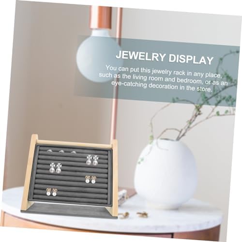 Wooden Jewelry Organizer for Earrings and Necklaces
