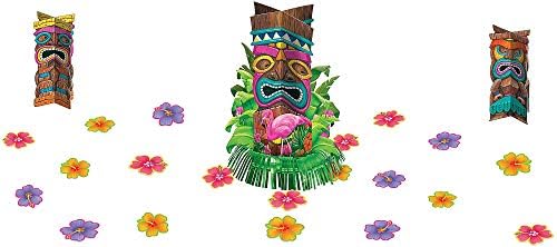 Amscan Tiki Table Decor Kit - 125 In 1 Count