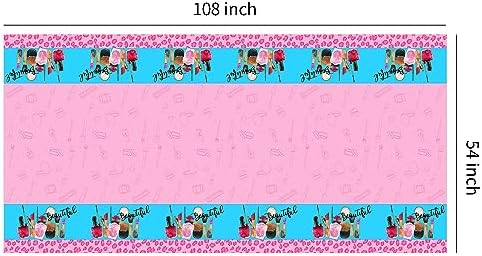 SPA Birthday Party Tablecloth Set 3 Pack 54x108 Inches