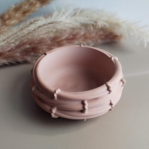 Wehous Resin Mold Bird Nest Shape Bowl Candle Holder