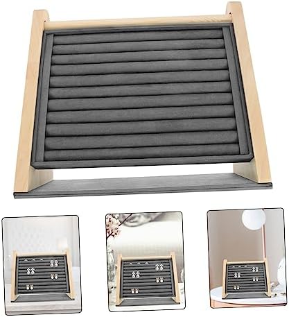 Wooden Jewelry Organizer for Earrings and Necklaces