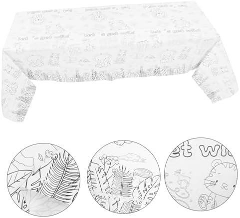 Zoo Theme Birthday Tablecloth for Kids and Parties