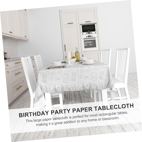 Homoyoyo Birthday Tablecloth with Zoo Animal Theme