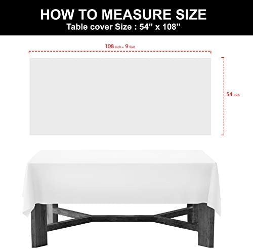 Party Essentials ValuMost Table Cover Kelly Green 54x108