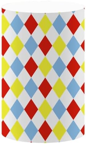 KONPON Circus Cylinder Plinth Covers Yellow Blue Red